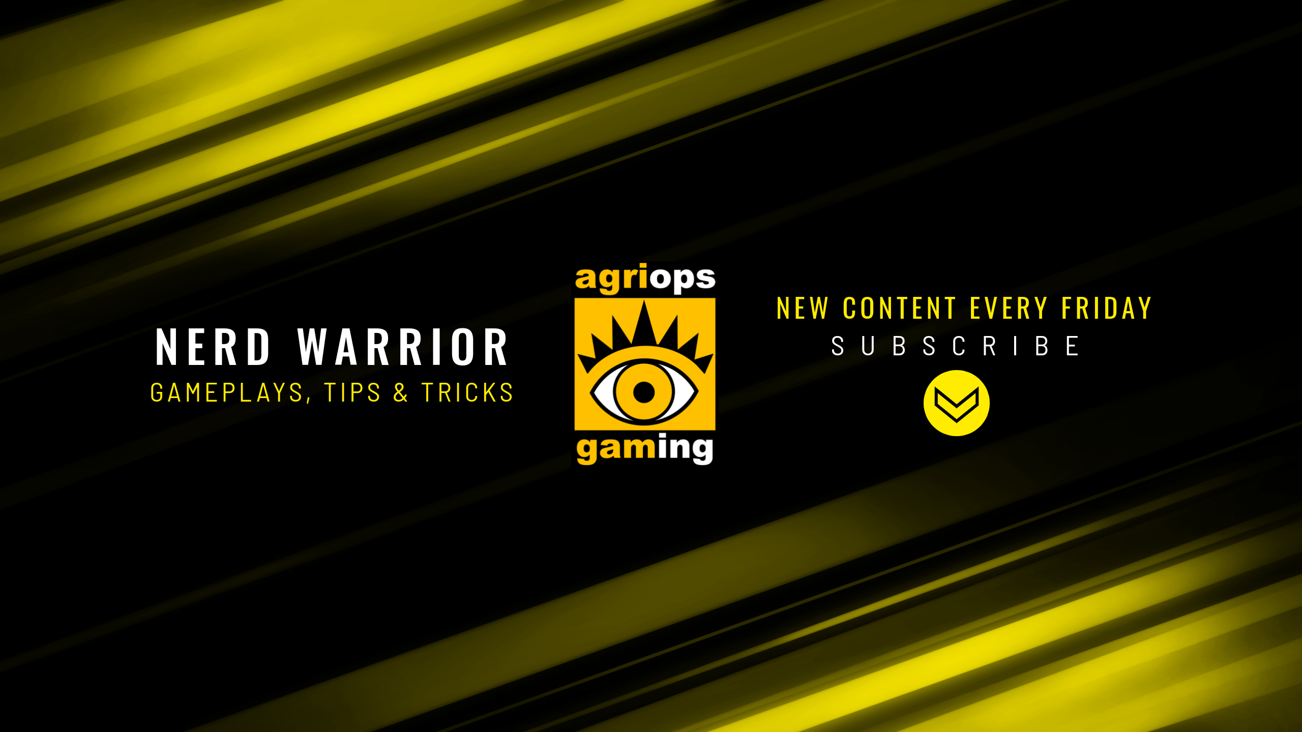 youtube agriops gaming banner